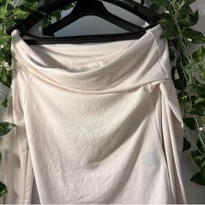 Elegant Off-Shoulder Cream Top